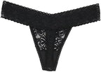 Lace Thongs For Women Plus Size Sexy Underwear T Back Stretch Womens Thongs Underwear 5/6/10 Pack
