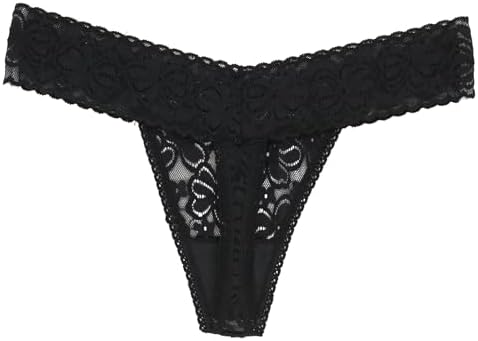 Lace Thongs For Women Plus Size Sexy Underwear T Back Stretch Womens Thongs Underwear 5/6/10 Pack