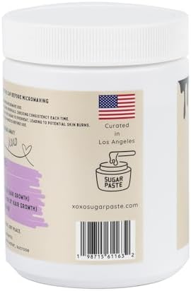 Sugaring Paste - HARD Organic Sugaring Paste for All Hair Types - Brazilian Wax, Bikini Wax, Under Arm, Full Body Hair Removal - (43 Oz.)