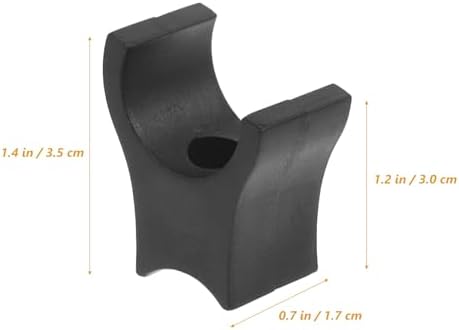 Wheelchair Support Block 4Pcs Replacement Parts Seat Rail Guide for Drive and Transport Wheelchairs Durable Cushion Accessories 1.37X1.18X0.66In