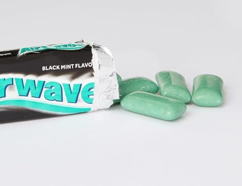 Airwaves Black Mint Sugarfree Chewing Gum 10 Pellets Case Of 30