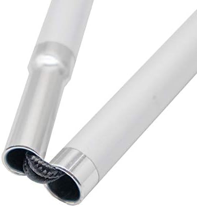Aluminum Mobility Folding White Cane for Vision Impaired and Blind People (Folds Down 7 Sections) (Pink Handle, 140cm (55 inch))
