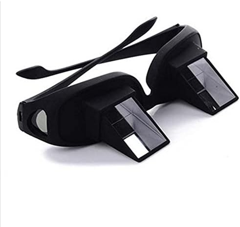 Lazy Reading Glasses-Lazy Readers Prism Glasses Bed Prism Spectacles Horizontal Eyeglasses for Reading/Watching TV Lying Down in Bed/Sofa, Myopia Presbyopic usable, Unisex