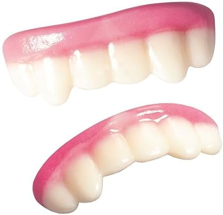 Fruity Edible Gummy Teeth - Fun Shaped Gummies - Halloween Candy Body Parts Gummy Teeth, by Queen City Candy Cave (1 Pound)