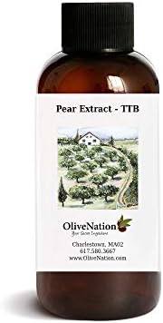 OliveNation Pear Extract from Natural Flavors, TTB-Approved Flavoring for Brewing, Baking, Beverages, Sugar Free, Non-GMO, Kosher, Vegan - 4 oz