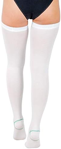 Anti Embolism Compression Stockings, Thigh High Unisex Ted Hose Socks 15-20 mmHg Moderate Level