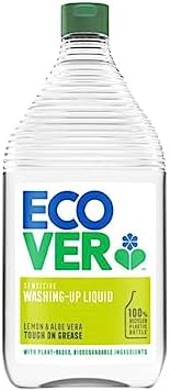 ECOVER Lemon & Aloe Washing Up Liquid, 950 ML