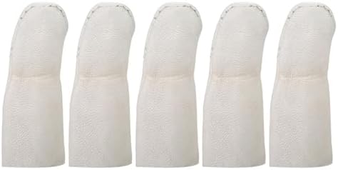 5Pcs Leather Finger Protection Cover Hand Sewing Finger Guards DIY Jewelry Making Crafting Tools(5pcs Fingers Protectors)