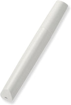 Portable Travel Toothbrush Case, Lipstick–like Plastic Toothbrush Holder Toothbrush Case Breathable Design with Air Hole More Hygienic Toothbrush Tube for Home Daily Travelling (White)