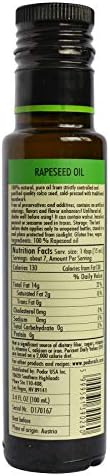 PÖDÖR Premium Rapeseed Oil - 3.4 fl. Oz. - Cold-Pressed, 100% Natural, Unrefined and Unfiltered, Vegan, Gluten-Free, Non-GMO in Glass Bottle