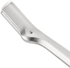 Tweezerman Eyebrow Razor and Mini Tweezer Set with 3 Replacement Blades and Safety Cap (Stainless Steel)