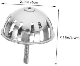 Unomor 2pcs Stainless Steel Urinal Strainer Cap Urinal Cover for Toilets and Bathrooms Odor Blocking Design for Home and Public Restrooms