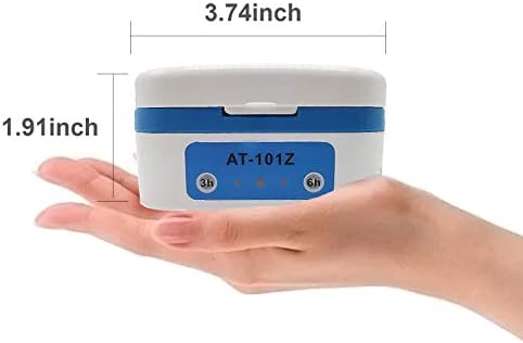 LINKIM Automatic Hearing Aid Dryer & Dehumidifier - Ultra Fast Electronic Dry Box for Hearing Amplifiers & Cochlear Implants Removes Sweat & Moisture