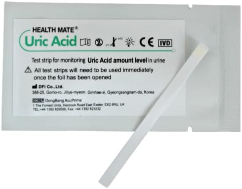 10 x GP Professional Uric Acid Gout Urine Test Strips