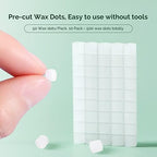 JMU 10 Pack Orthodontic Wax, Precut Braces Wax, Dental Wax Braces Mint Flavored