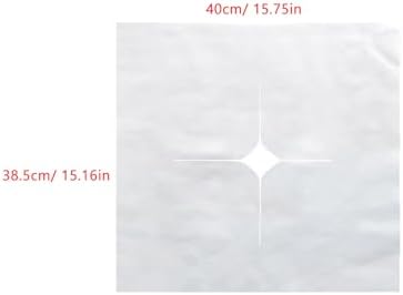 100 Pack Disposable Face Down Pillow Cover Disposable Face Cradle Covers Ultra Soft Non-Sticking Massage Bed Headrest Covers for Massage Table Lash Bed Spa Bed Beauty Tattoo Therapy Table