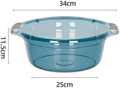 YWBL-WH Thick and Plastic Wash Basin, Easy to, Compact and Versatile, Practical and Convenient for Household Use (Large), YWBL-WHf7v6pdmyh9-12