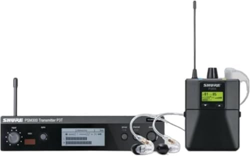 Shure PSM300 P3TRA215CL Pro Wireless in-Ear Personal Monitoring System with SE215-CL Earphones - H20 Band