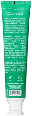 Zion Health Claybrite Extra Strength Toothpaste, 3.2 Ounce