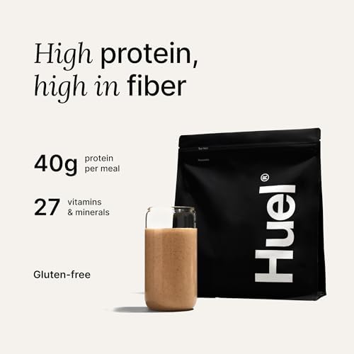 Huel Black Edition | Cookies and Cream 40g Vegan Protein Powder | Nutritionally Complete Meal Replacement | 27 Vitamins and Minerals, Gluten Free | 17 Servings
