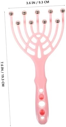 Head Massager Claw for Deep Scalp Relaxation Manual Handheld Massager with Steel Balls Stress Relief Tool for Home Office Travel Scalp Scratch Device