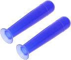 2Pcs Blue Handy Silicone Soft Contact Lenses Small Suction Cups Stick,RGP Inserter Remover Cases,Applies Contacts Safely and Hygienically,Contact Lens Remover,Contact Lens Cases Accessories
