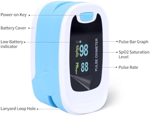 CONTEC CMS50NA Pulse Oximeter SpO2 and PR Value Waveform Blood Oxygen Neck/Wrist Corda