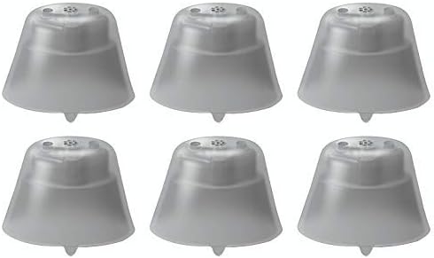 FCS Pack of 6 Click Sleeve for Siemens Signia Silk Primax Click Hearing Aid (Vented-Large).