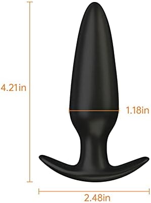 G-spot Anal Vibrator Prostate Massager, Silicone Rechargeable Wearable Anal Vibrator with Remote Control 10 Vibration Modes Waterproof Anal Sex Toys for Men, Women and Couples
