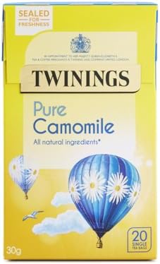 Twinings of London Pure Camomile Herbal Tea Bags, 20 ct