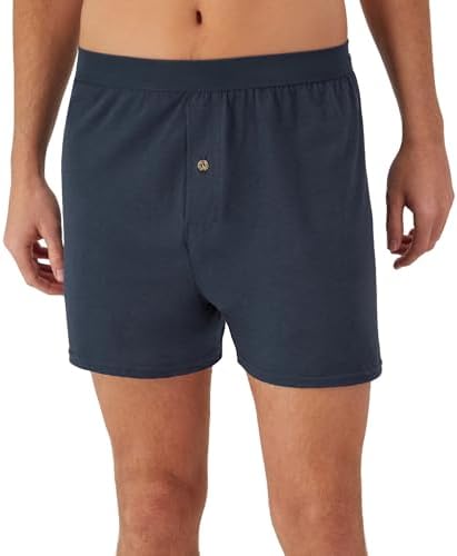 Hanes mens Underwear Boxers Pack, Cool and Breathable Cotton Underwear, Exposed and Comfortflex Waistbands, Multi-pack