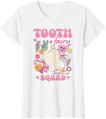 Cute Tooth Fairy Squad Matching for Dentist Dental Assistant T-Shirt