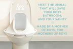 The Otter Topper | Urinal Adapter for Potty Training and Beyond, Easy-to-Clean, Made in USA, Age 2-7 Boys' Urinal Trainer with Sleek Design to Keep Kids' Bathroom Clean from Loo La La