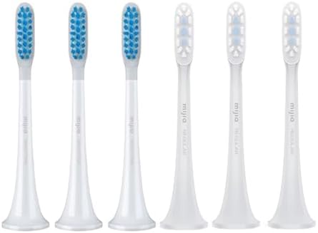 3/6 Pieces, Suitable for Xiaomi Mijia T300 T500 Electric Toothbrush Head Replacement(3PCS Universal Heads)