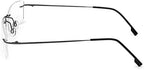 Fuisetaea Rimless Frame Bifocal Reading Glasses Flexible Titanium Alloy +3.00 Lightweight Readers Bifocal Glasses