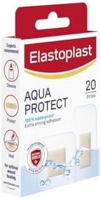 Elastoplast Aqua Protect Plasters 100% Waterproof (20), Waterproof Plasters Ideal for Washing, Showering, Bathing and Swimming Plasters Waterproof