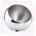 IMIKEYA Sturdy Stainless Steel Slanting Bowl Multi-Purpose Serving Bowl for Fruit Condiments Appetizers for Kitchen Buffet