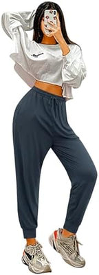 Envlon Womens Yoga Pants Loose Lightweight Workout Sweatpants Drawstring Comfy Joggers Casual Lounge Pants with Pockets