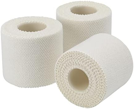 HypaBand EAB First Aid Tape, Medium (5 cm x 4.5 m) for Sports Support Strapping and Dressings - Pack of 3 Rolls