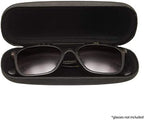 Noble Hard Shell Brushed Eyeglass Case, Protective Holder for Glasses and Sunglasses