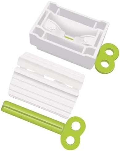 6 Pack Toothpaste Squeezer, Toothpaste Squeezer Rollers，Toothpaste Tube Squeezers Clip Holder Stand Winder