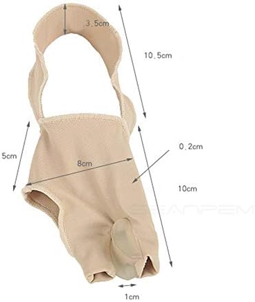 Bunion Straightener Protector Relief Sleeve w/Gel Bunion Stretchy Pads Cushioned Splint, Orthopedic Hallux Valgus Overlapping Corrector Bootie Guard Hammer Toe Pain Aid Surgery Treatment 2 Pc
