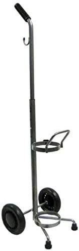 Drive Medical Oxygen Cylinder Metal Cart Size D/E, 13002sv