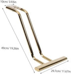 Elevating Footrest Pad Replacement Parts for Salon Chair Footrest Sturdy Footplates for Barber Chair