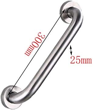 Bathroom Grab Bar Stainless Steel Bath Grab Shower Safety Handle Towel Holder Door Handle for Kids Elderly Disabled Injured Bathroom Safety Aid 12 inch / 300 mm