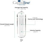 Clear Size 00 Empty Gelatin Capsules by Capsuline - 1000 Count - Gelatin Capsules - 1000