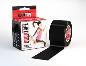 RockTape Endurance Tape for Athletes 2" x 16' 4" (Black)