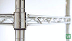Commercial Chrome Wire Shelf Shelving Posts 74" - 4 Posts