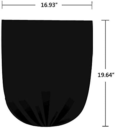 Saedy 1.2 Gallon Trash Bags, Trash Can Liners Black, 225 Bags