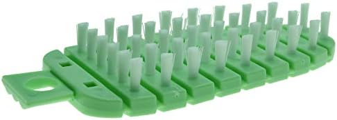 Vegetable and Fruits Brush A0716 Bendable Flexible Veggies Cleaning Scrub Brushes for Carrot Potato Radish, Green